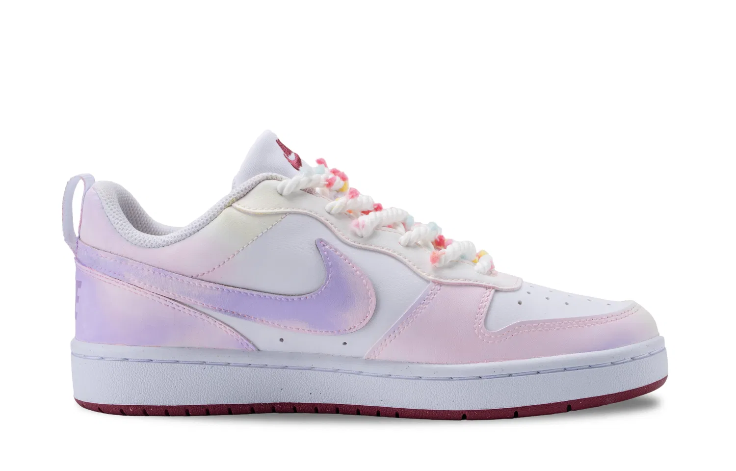 Детские кастомные кроссовки с принтом Star Dream Sweet Berry, Nike, Pink — фото 4