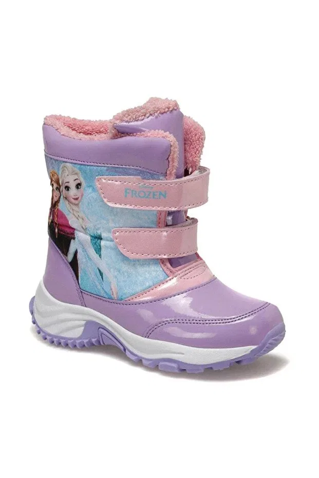 Детские ботинки для девочек с узором Frozen, Fuchsia