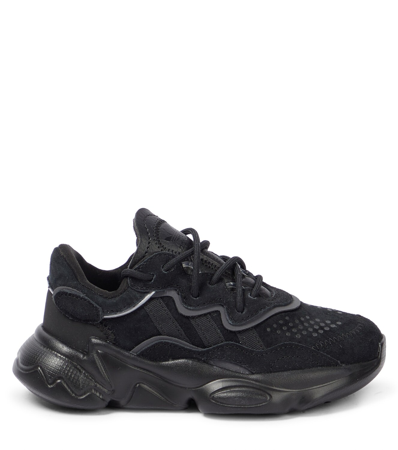 

Замшевые кроссовки Adidas Originals Ozweego, черный (Размер 28 RU)