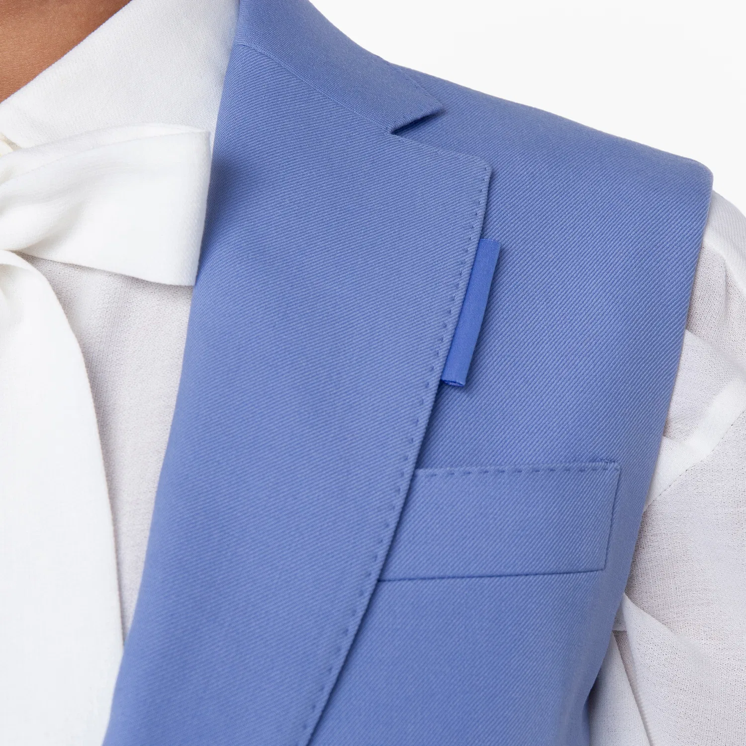 Жакет без рукавов Sleeveless Tailored Jacket Burberry, Cool Cornflower Blue — фото 2