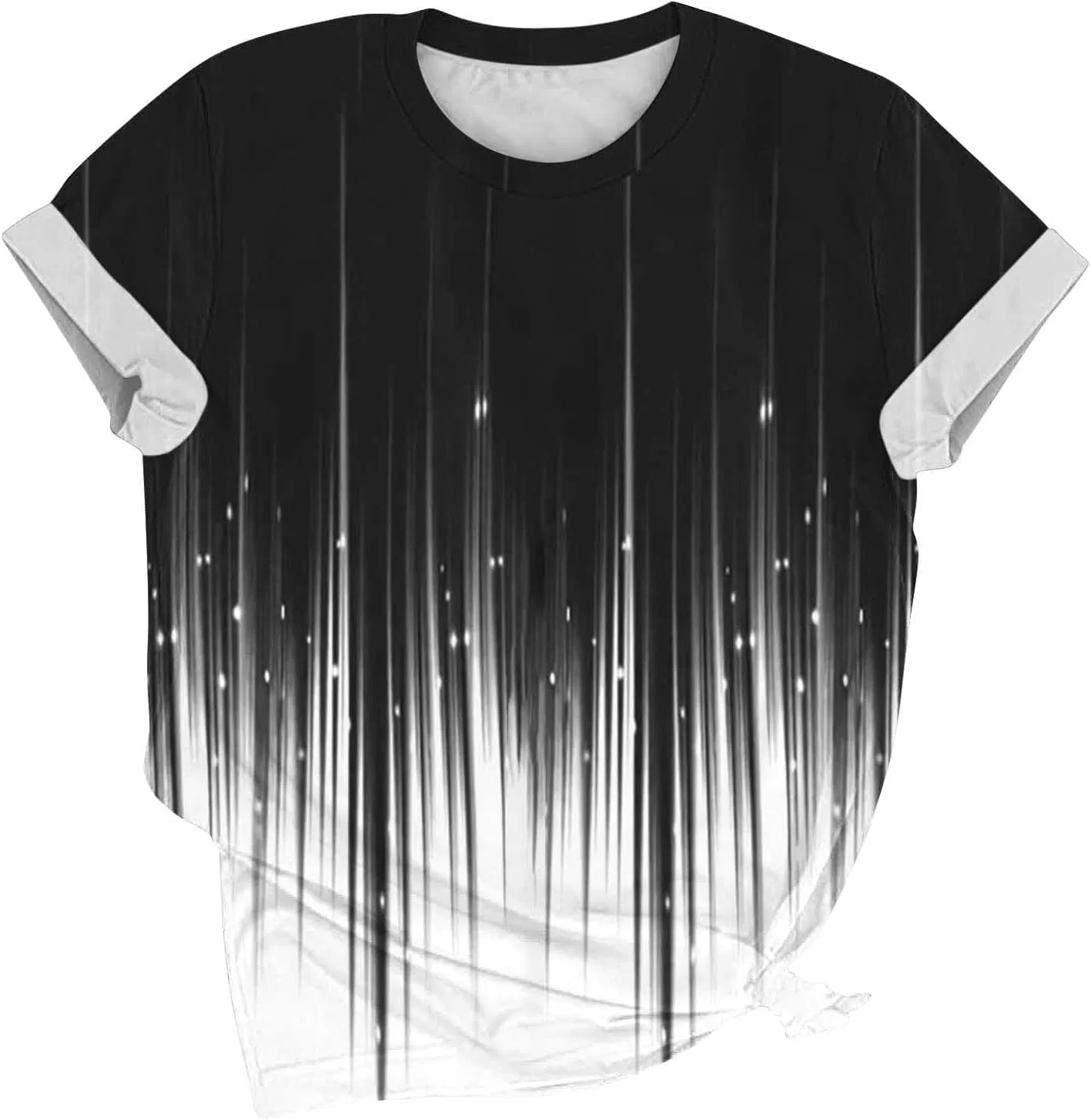 Женская футболка с цветочным принтом Slim Fit, Multicolor — фото 4