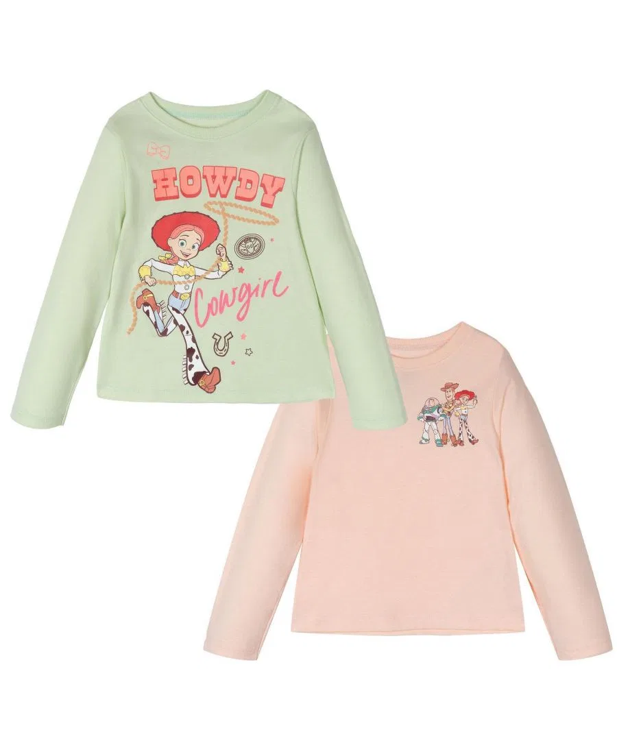 Комплект из 2 футболок с длинным рукавом Toy Story, Green Pink Toy Story