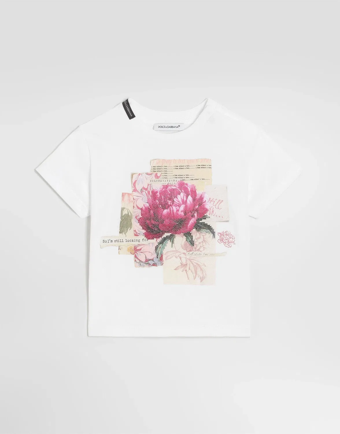 Трикотажная футболка Dolce&Gabbana, белый