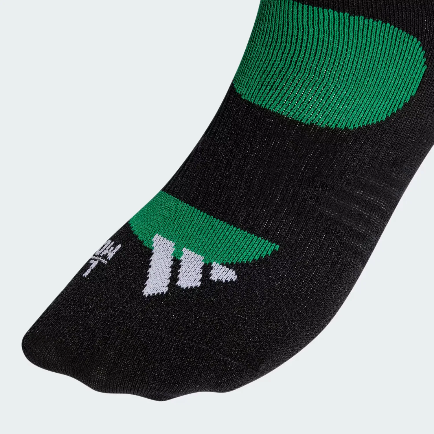 Носки для велоспорта с технологией Climacool Mercedes - AMG Petronas Formula 1 Team Cycling Socks Adidas Performance, черно-зелено-белые — фото 2