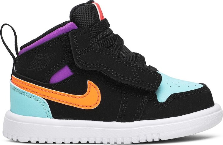 

Кроссовки Air Jordan 1 Mid ALT TD What The, черный