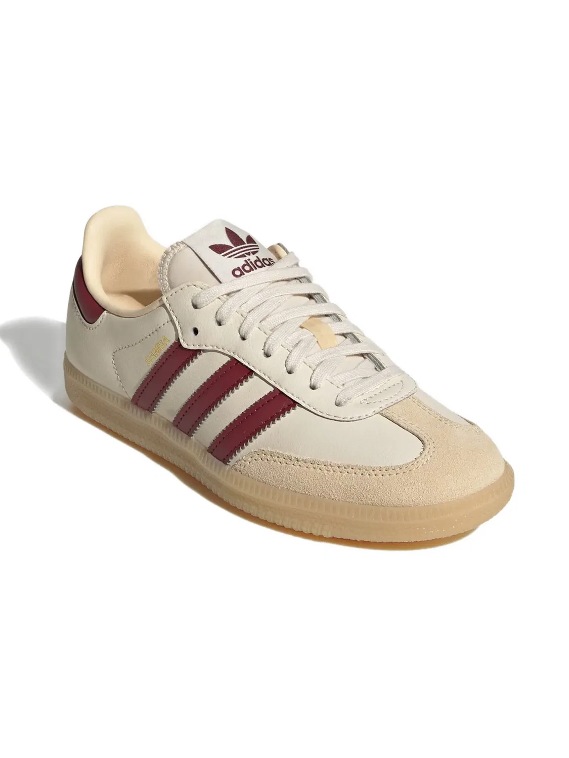Кроссовки Samba OG Wonder White Shadow Red Adidas, нейтральные цвета