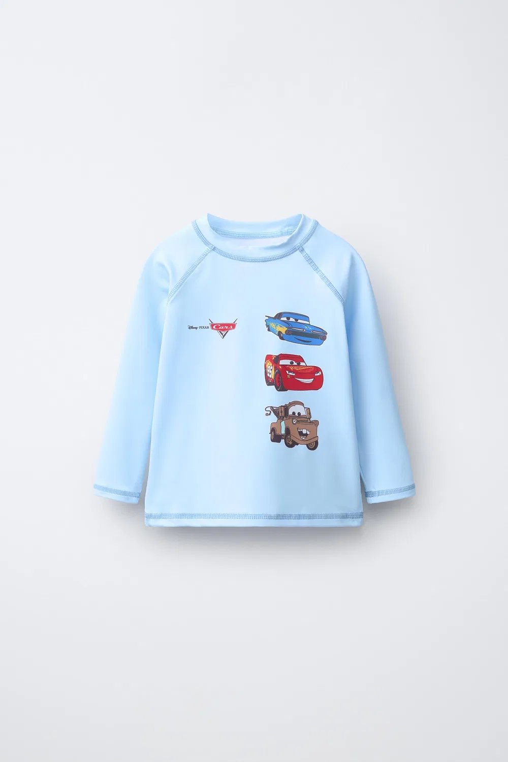 1-6 ЛЕТ / ТАЧКИ МОЛНИЯ МАККУИН DISNEY ЗАЩИТНАЯ РУБАШКА ОТ СЫПИ ZARA, Blue