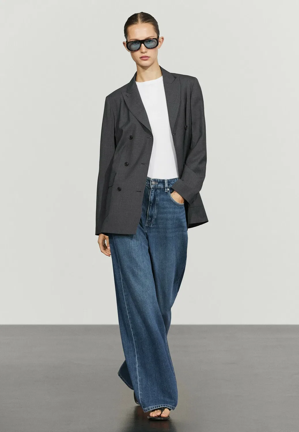Короткая шерсть Massimo Dutti, Dark Grey — фото 2