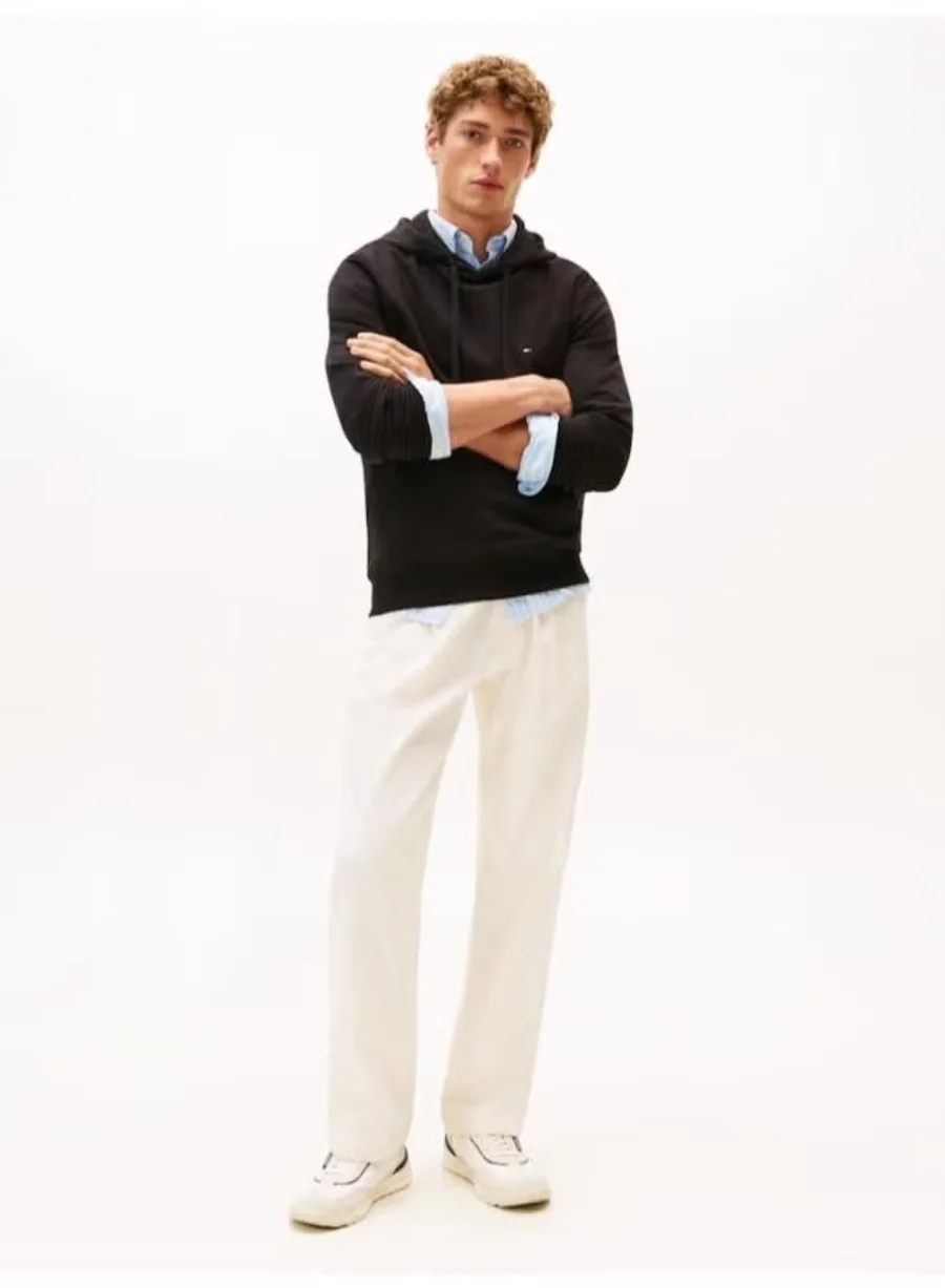 Худи Tommy Hilfiger Casual Pullover, черный — фото 2
