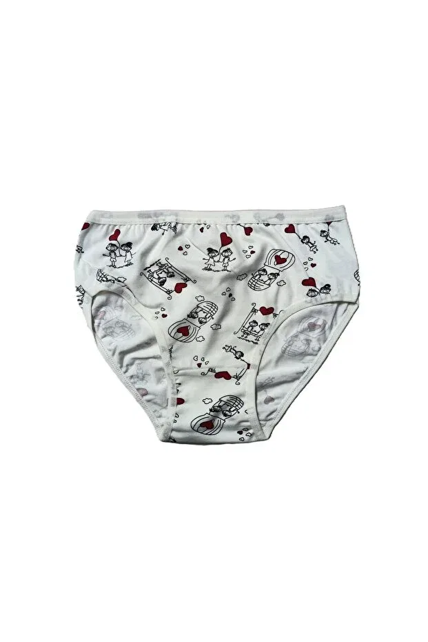 Детские трусы для девочек с принтом Printed Panties Ceylanoğlu, Multicolor — фото 2