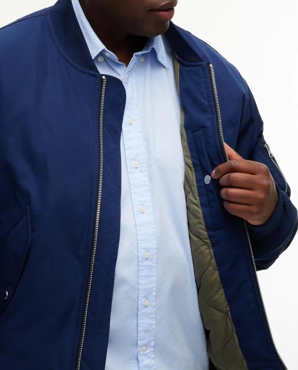 Мужская куртка, Bomber Tallas Grandes, Tommy Hilfiger, темно-синий — фото 3