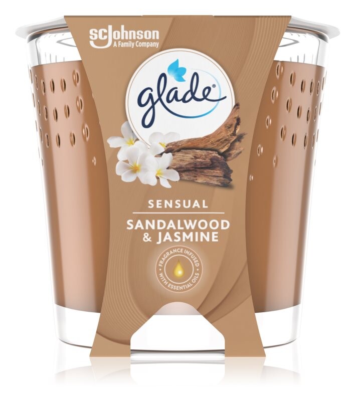

Ароматическая свеча GLADE Sensual Sandalwood & Jasmine