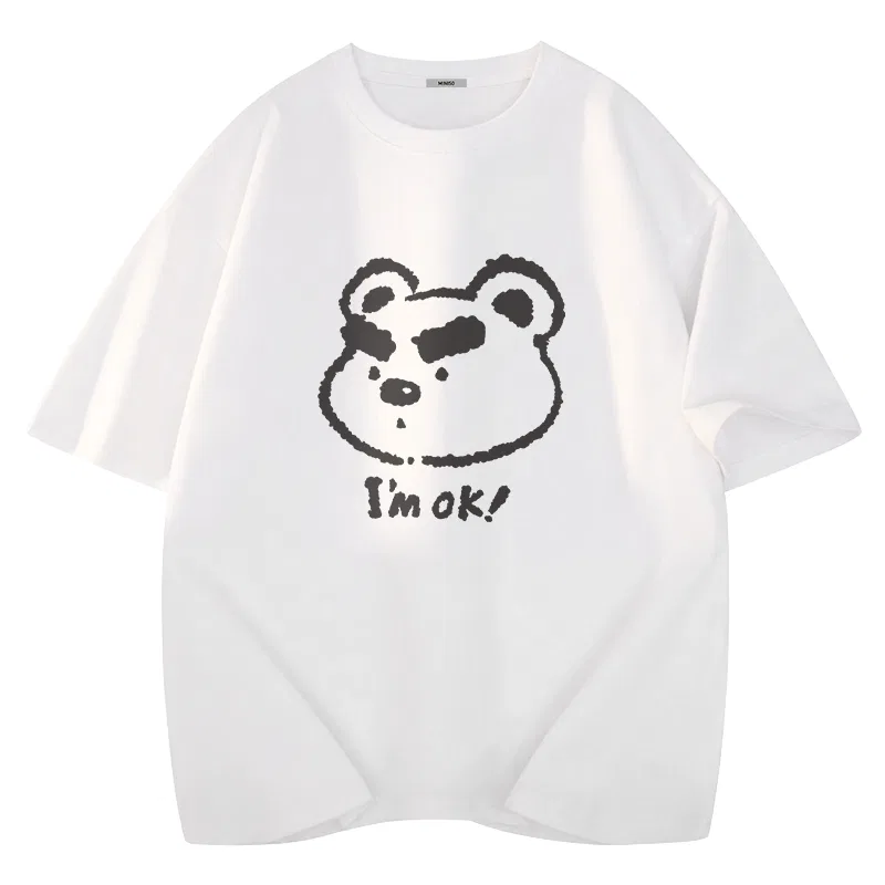 Футболка детская с принтом Bold Brow Bear MINISO, Dark Gray — фото 3