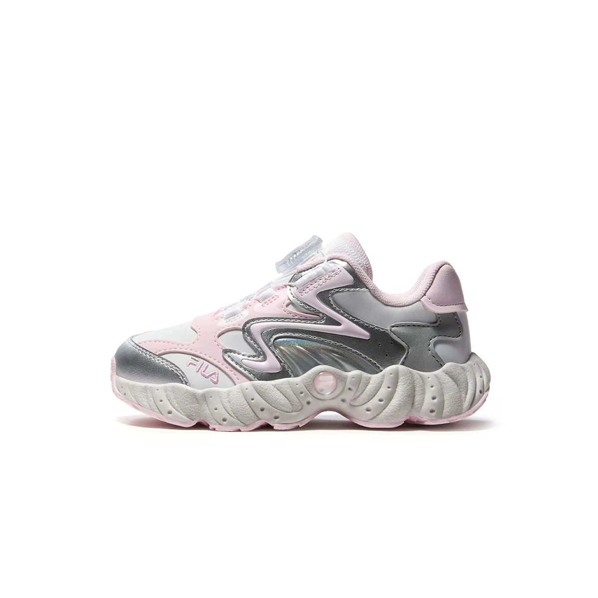 Детские кроссовки для девочек с закрытым носком Heritage FHT FILA KIDS, Fila White/Blossom Pink