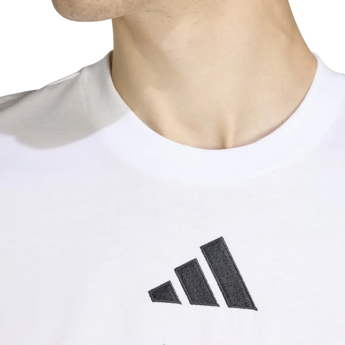 Мужская футболка с принтом Alemania Mundial 2026 DNA Graphic adidas, Blanco — фото 4