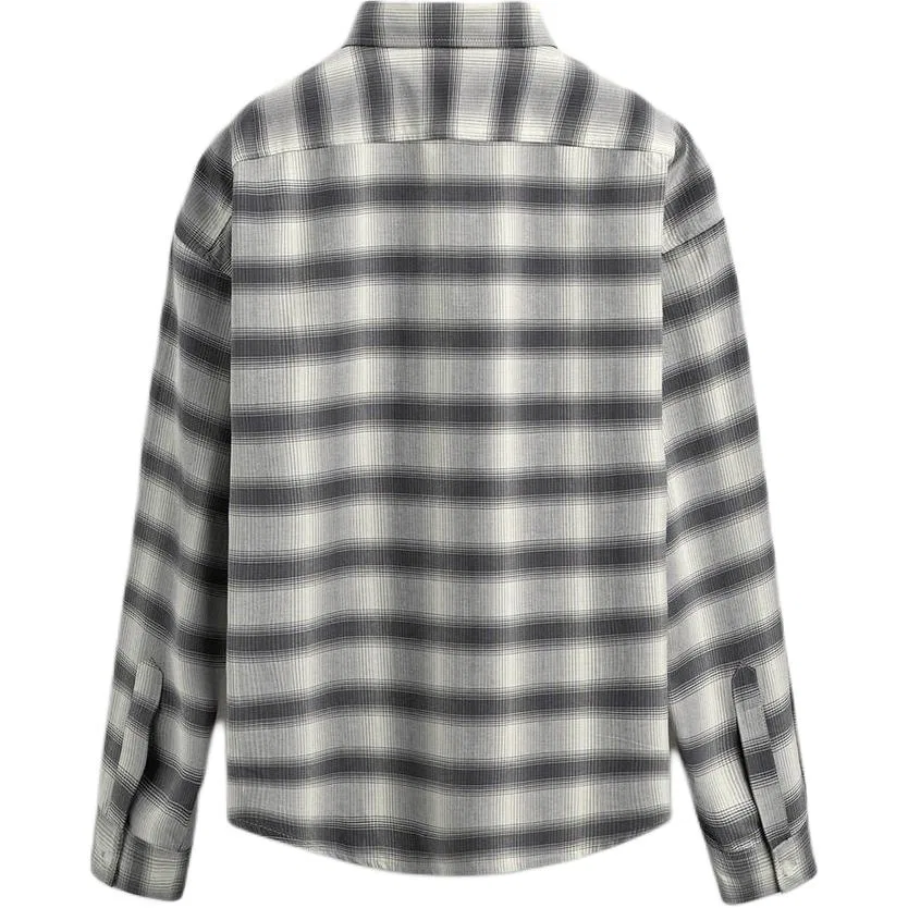 Мужская рубашка с воротником White/Gray ZARA, Белый/Серый — фото 3
