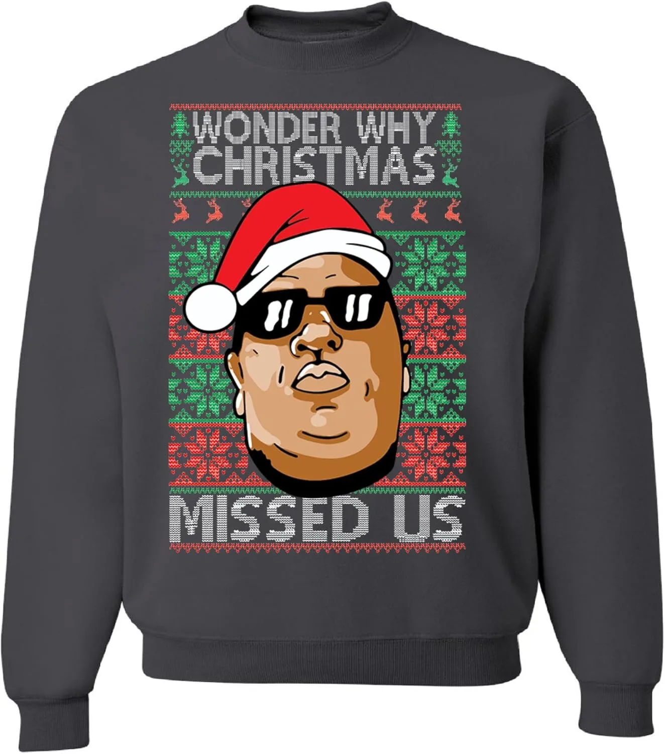 

Дизайнерский свитшот Ugly Christmas Sweater wild custom apparel