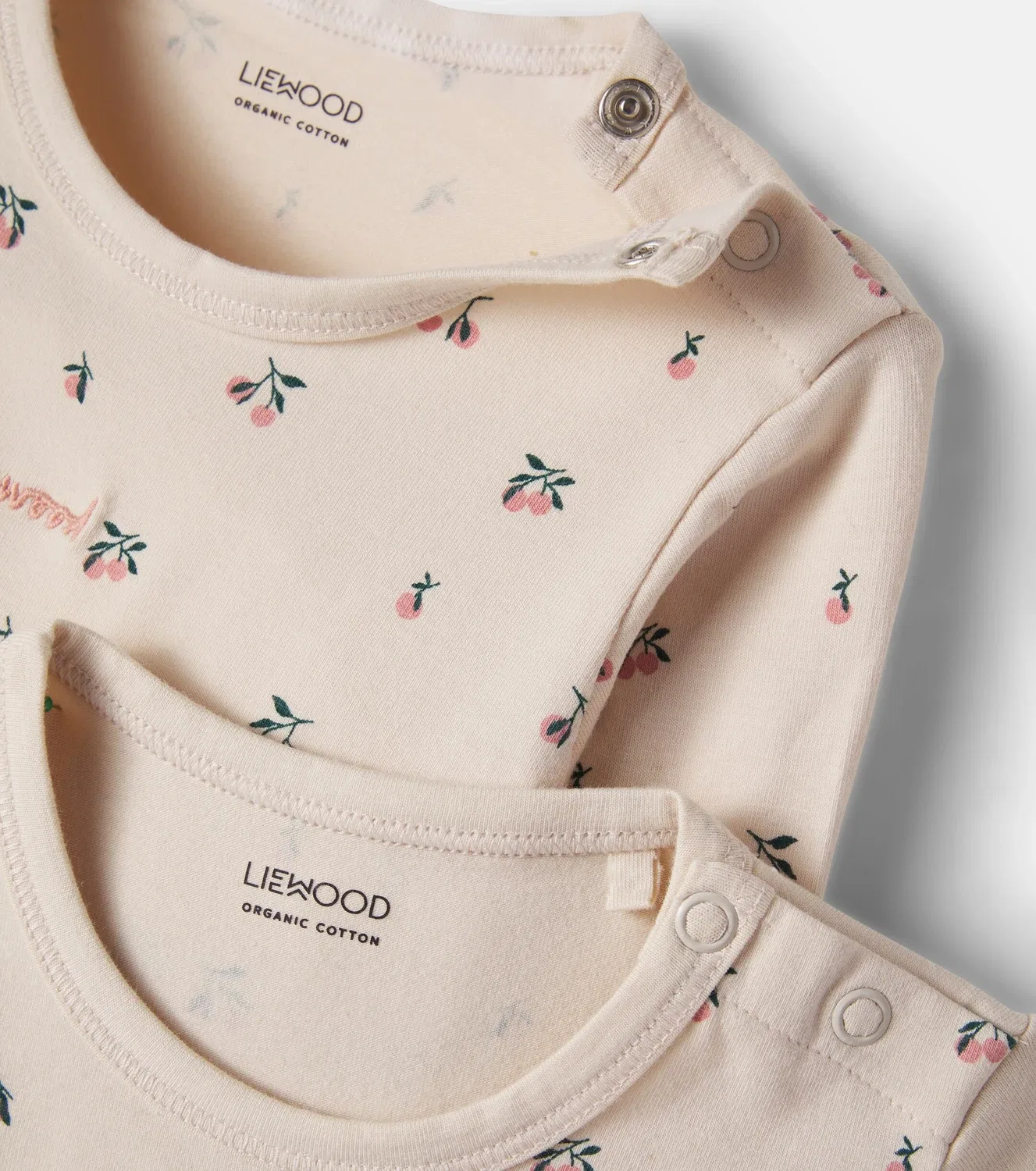 Комплект из 2 боди из органического хлопка Liewood, розовый — фото 4
