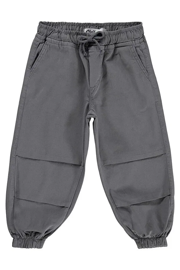 Детские брюки для девочек с эластичным манжетом Joggers Civil Boys, Gray