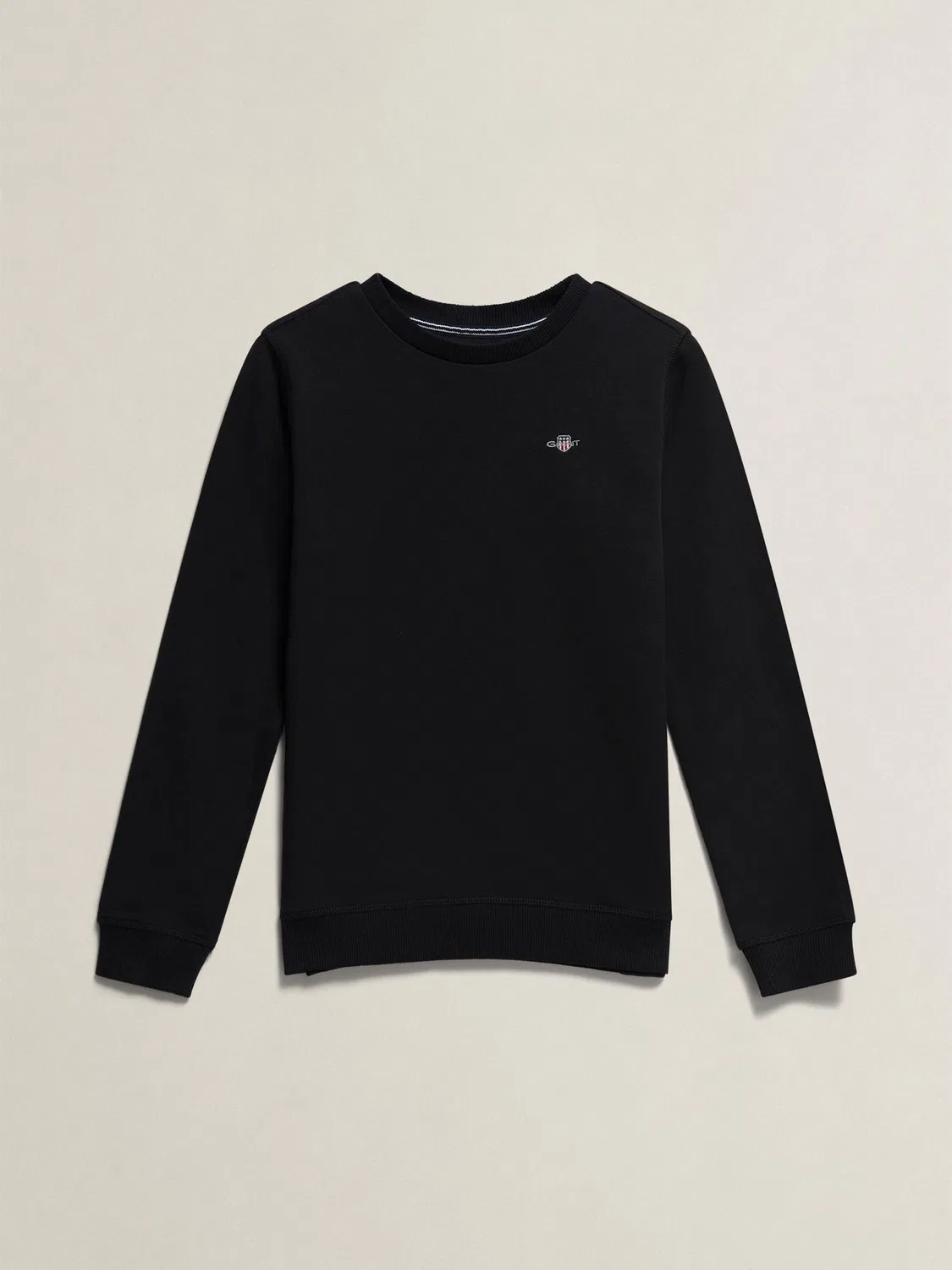 Свитшот с вышивкой GANT Black Shield Gant, черный