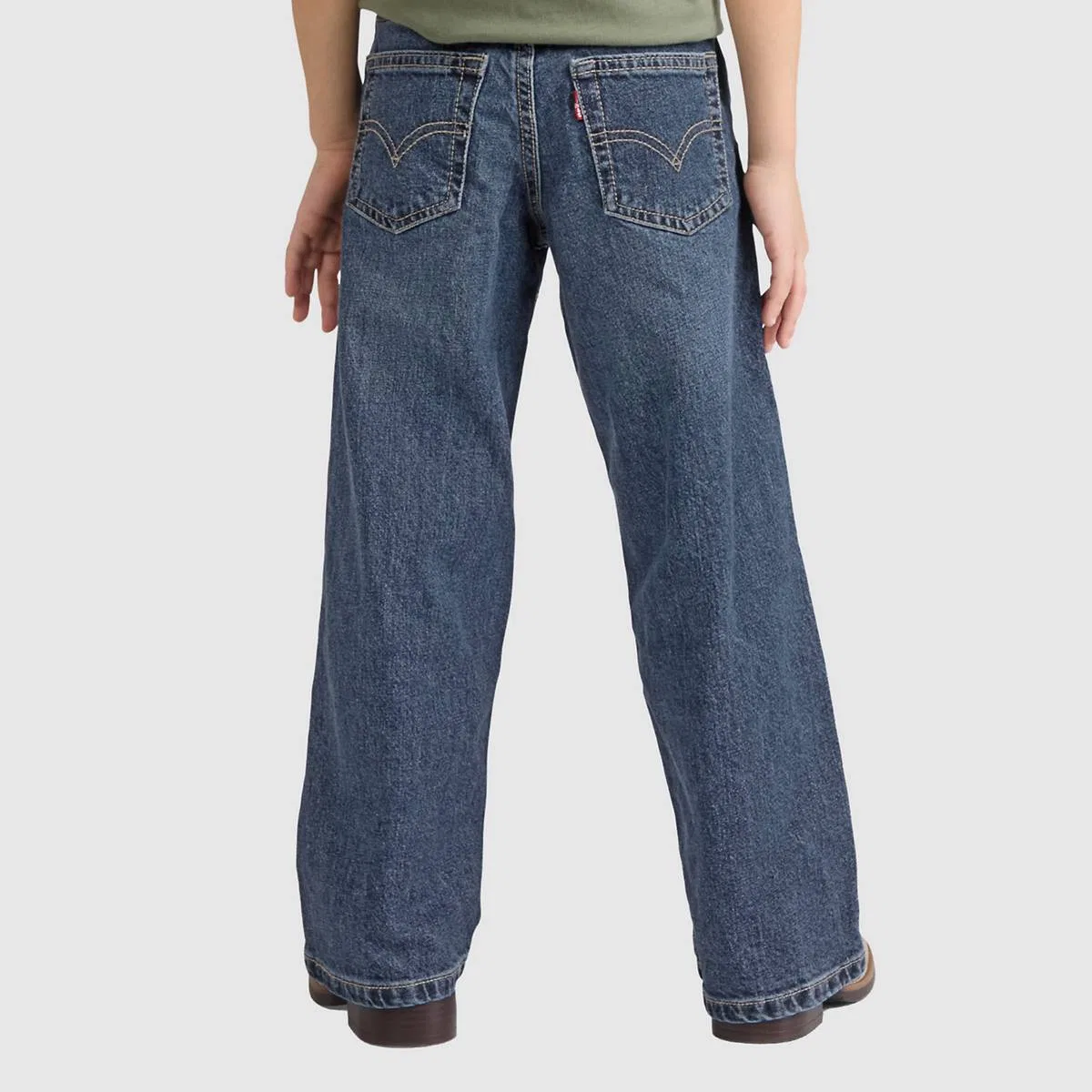 мешковатые джинсы 578 для мальчиков 4-7 лет Levi's, Bandwagon W/O Destruction - Medium Wash — фото 4