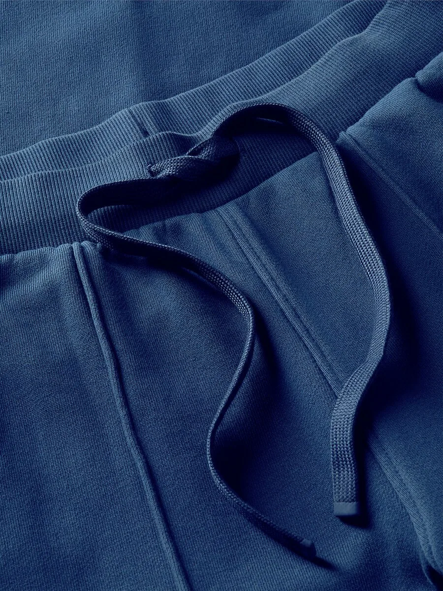 Брюки TOMMY HILFIGER с широкими штанинами, темно-синие — фото 4