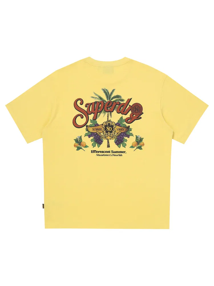 Футболка с графическим принтом, Yellow SUPERDRY — фото 4