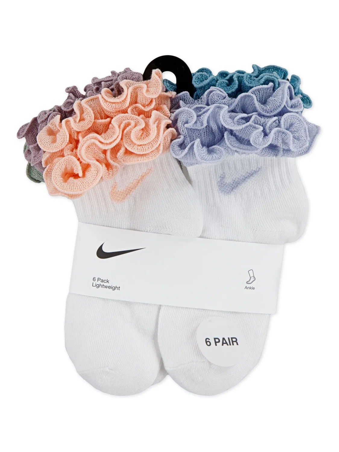 Носки Nike Ruffle Quarter Socks, розовый — фото 3