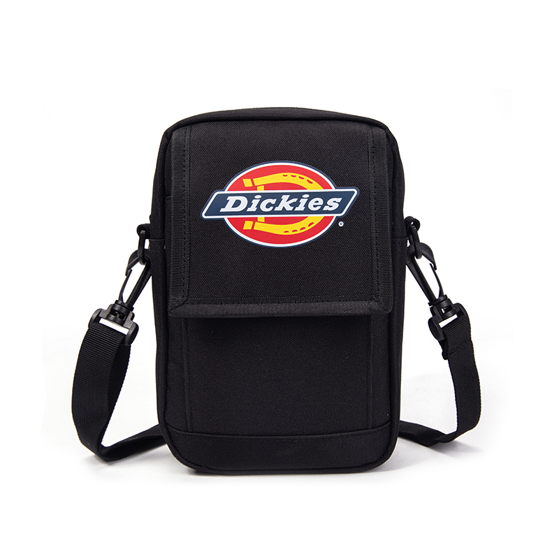 

Полиэстеровая кроссбоди сумка через плечо унисекс черная Dickies