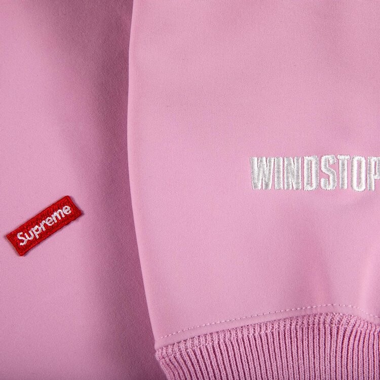Толстовка Supreme x WINDSTOPPER Zip Up Hooded Sweatshirt 'Pink', розовый — фото 3