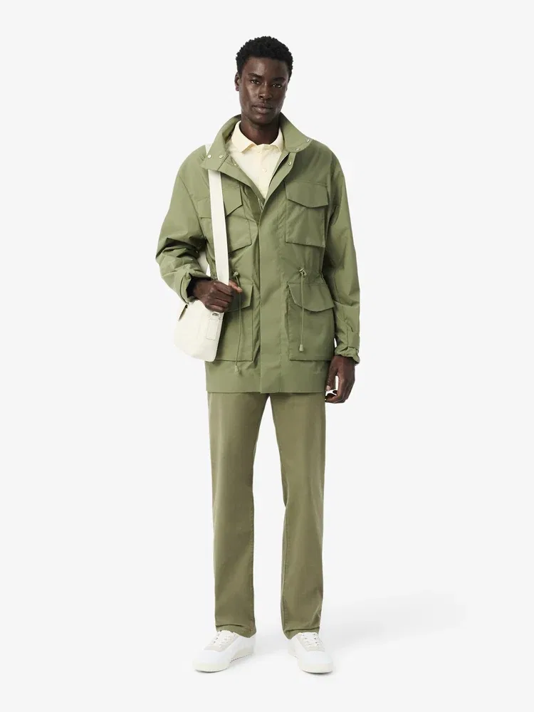 Чиносы Regular Fit LACOSTE, Khaki — фото 4
