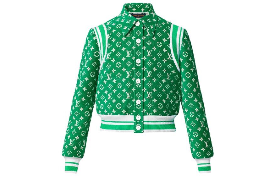 

Новые квартальные продукты LV Jacket Women's Green Louis Vuitton