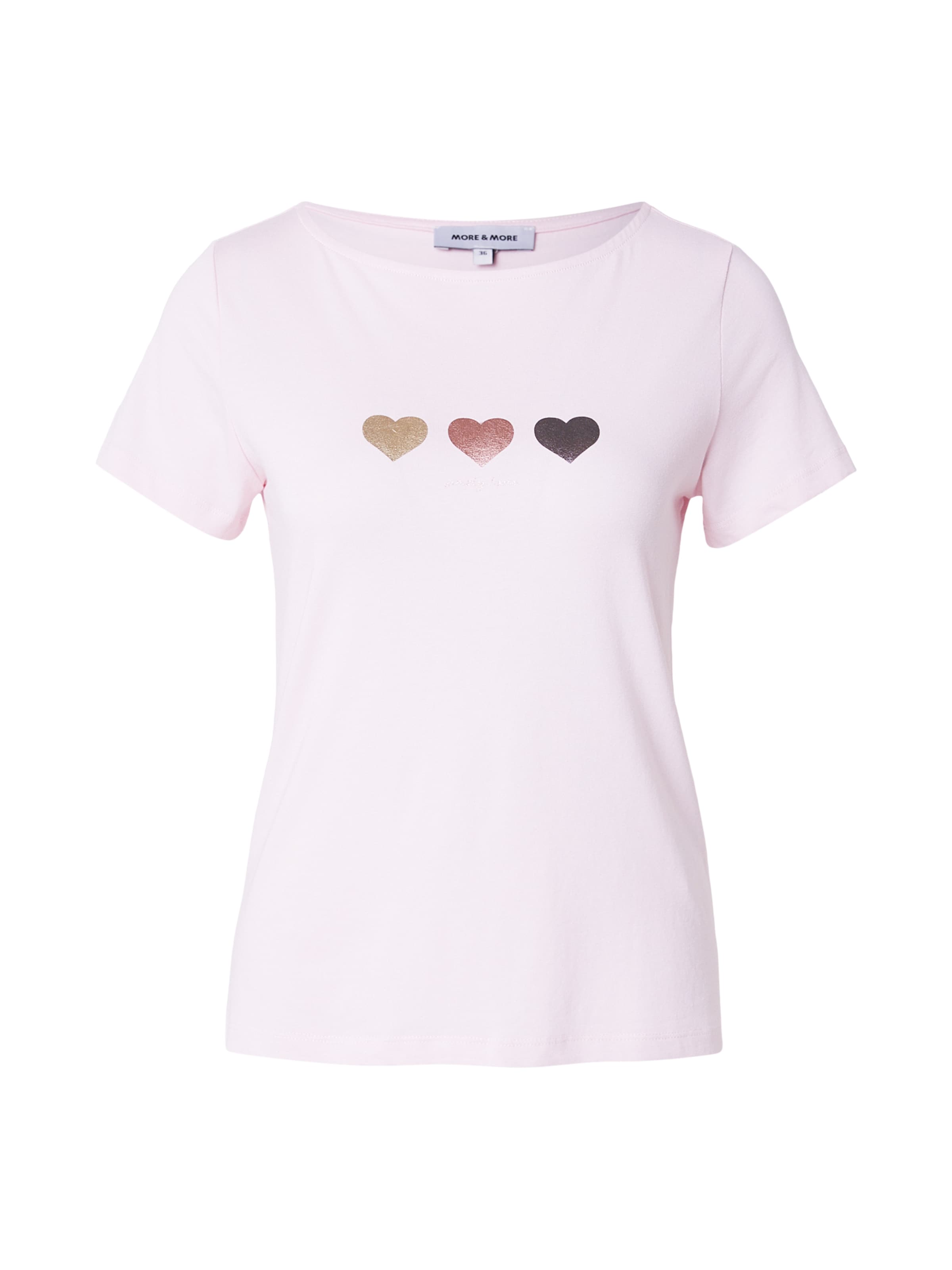 

MORE & MORE Футболка в цвете розовый, приглушенный розовый