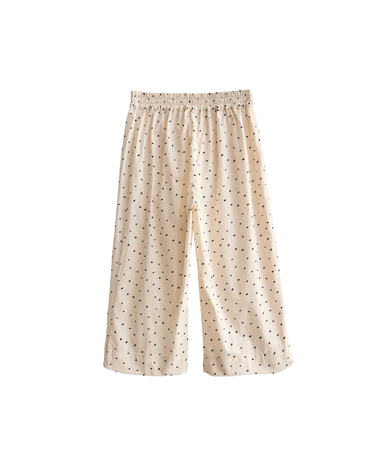 Детские брюки с принтом в горошек Straight Long Pants enhenn, Beige — фото 3