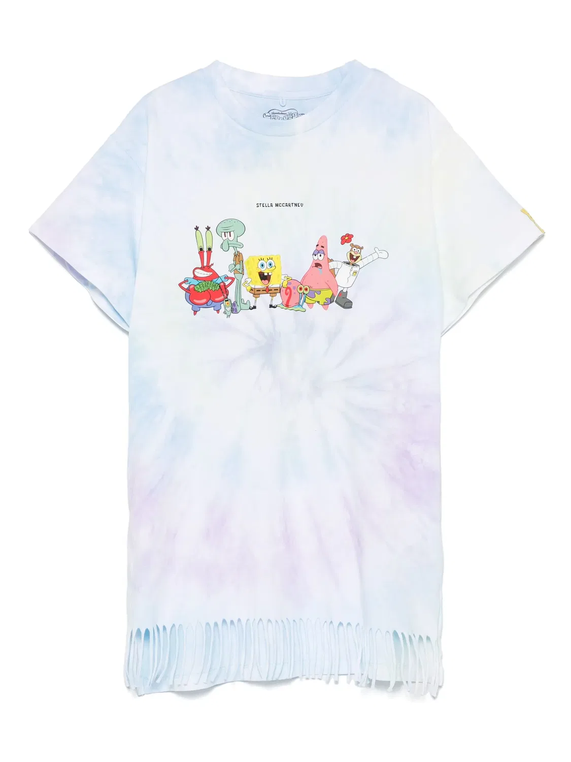 Футболка с эффектом тай-дай SpongeBob SquarePants Stella McCartney, синий