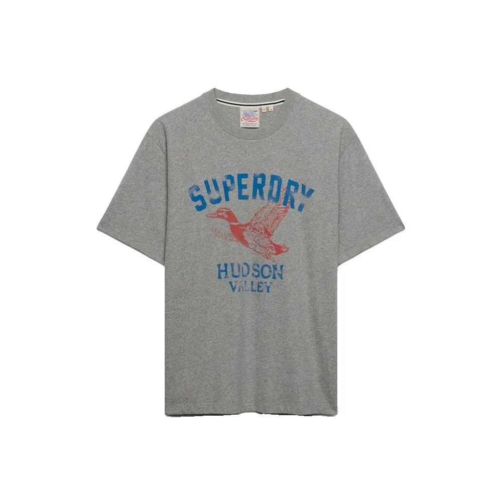 Мужская футболка свободного кроя Wild Frontier Superdry, Grey — фото 3