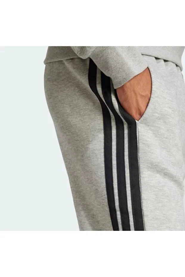 Мужские спортивные штаны из флиса с принтом Adidas, Gray — фото 3
