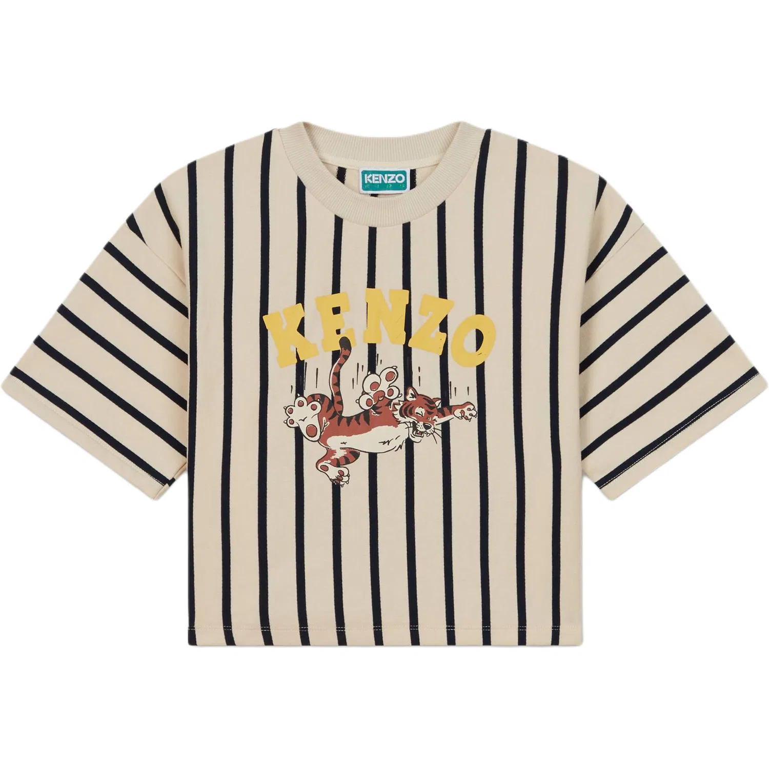 Детская футболка с круглым вырезом Multicolor KENZO