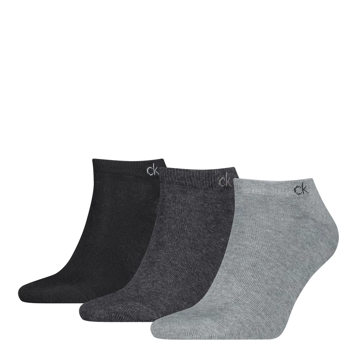Мужские короткие носки-сникеры Calvin Klein, Grey Melange