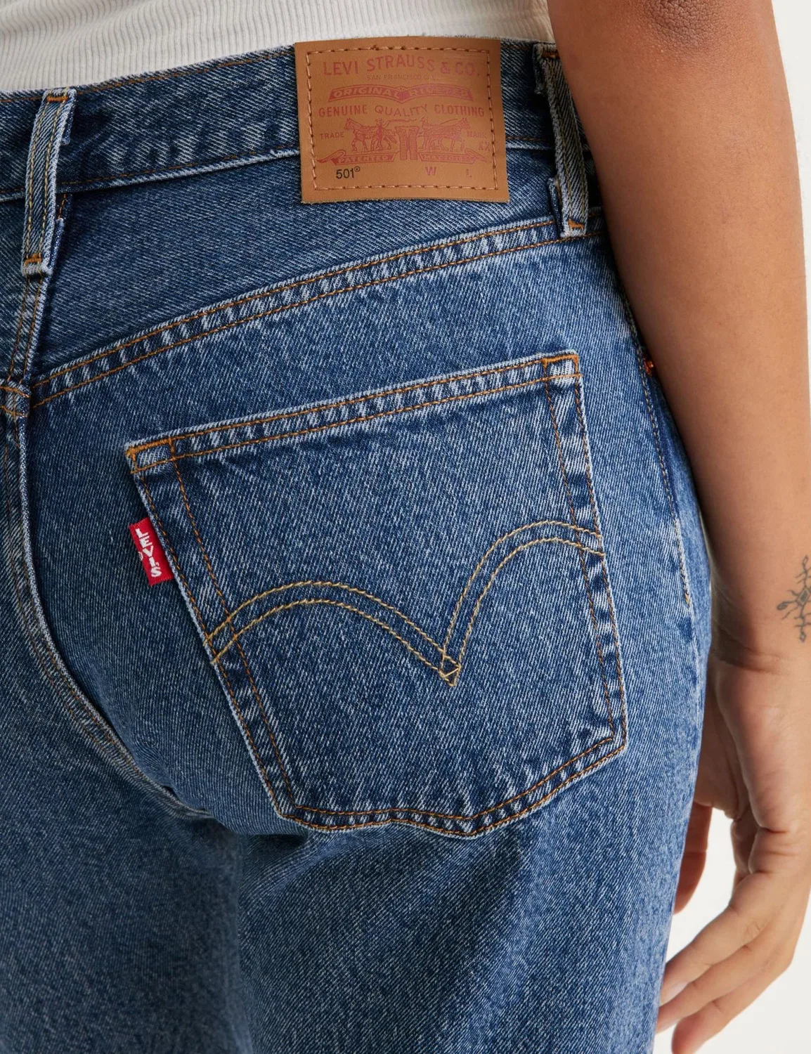 Женские джинсы 501 Levi's, Blue — фото 4