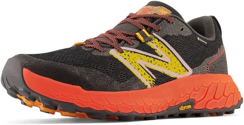 Мужские кроссовки New Balance Fresh Foam X Hierro V7 для трейлраннинга, blacktop/неоновая стрекоза/горячие календулы — фото 3