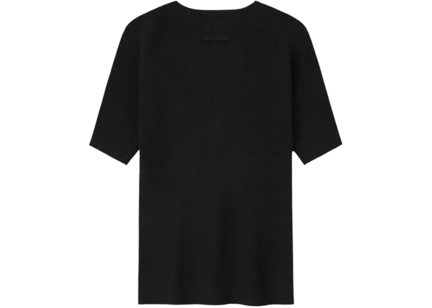 Женская футболка с коротким рукавом Signature Rib Knit Fitted Short Sleeve Tee Fear of God, Vintage Black — фото 2