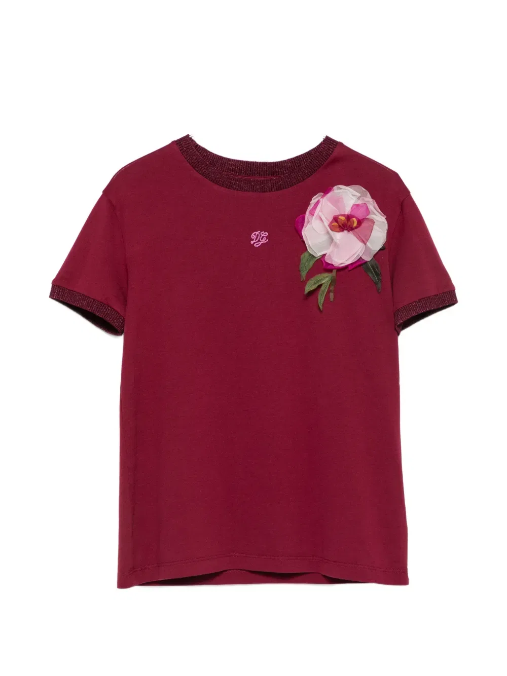 Футболка Dolce & Gabbana Kids, бордовый
