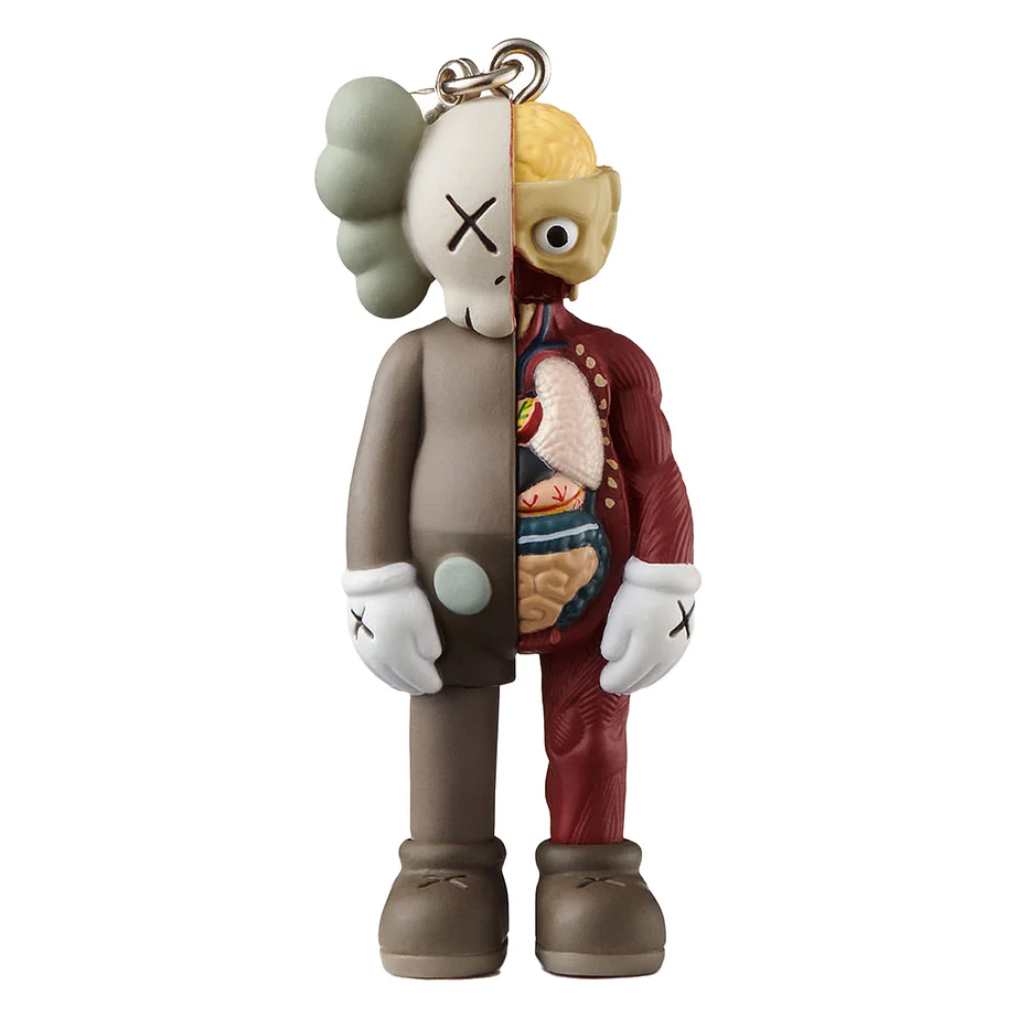 

Брелок Kaws Companion Flayed Open Edition, коричневый
