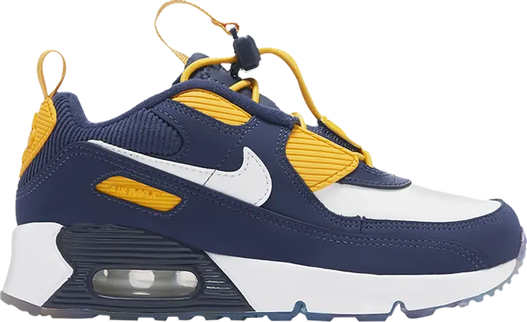 

Кроссовки Nike Air Max 90 Toggle SE PS 'Midnight Navy University Gold', синий