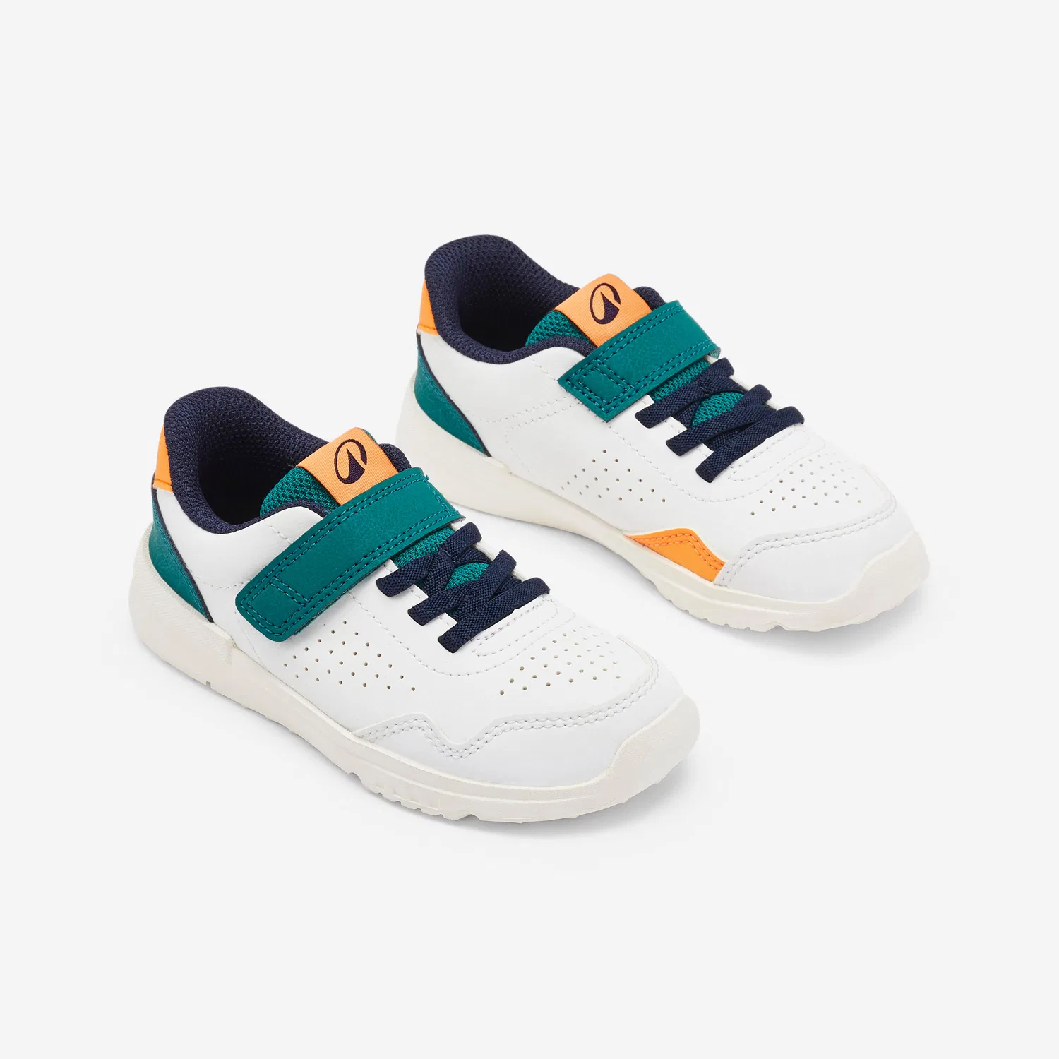 Детские кроссовки с широким носком Stepper Daily Decathlon, Ultraweiß — фото 2