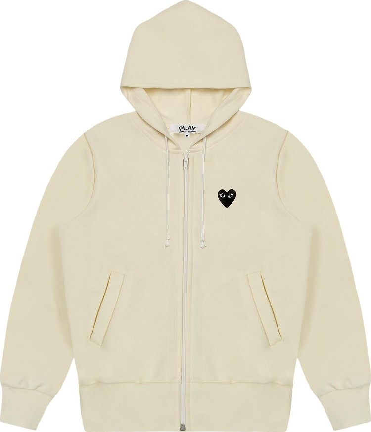 

Худи Comme des Garçons PLAY Zip-Up Hoodie 'Yellow', желтый