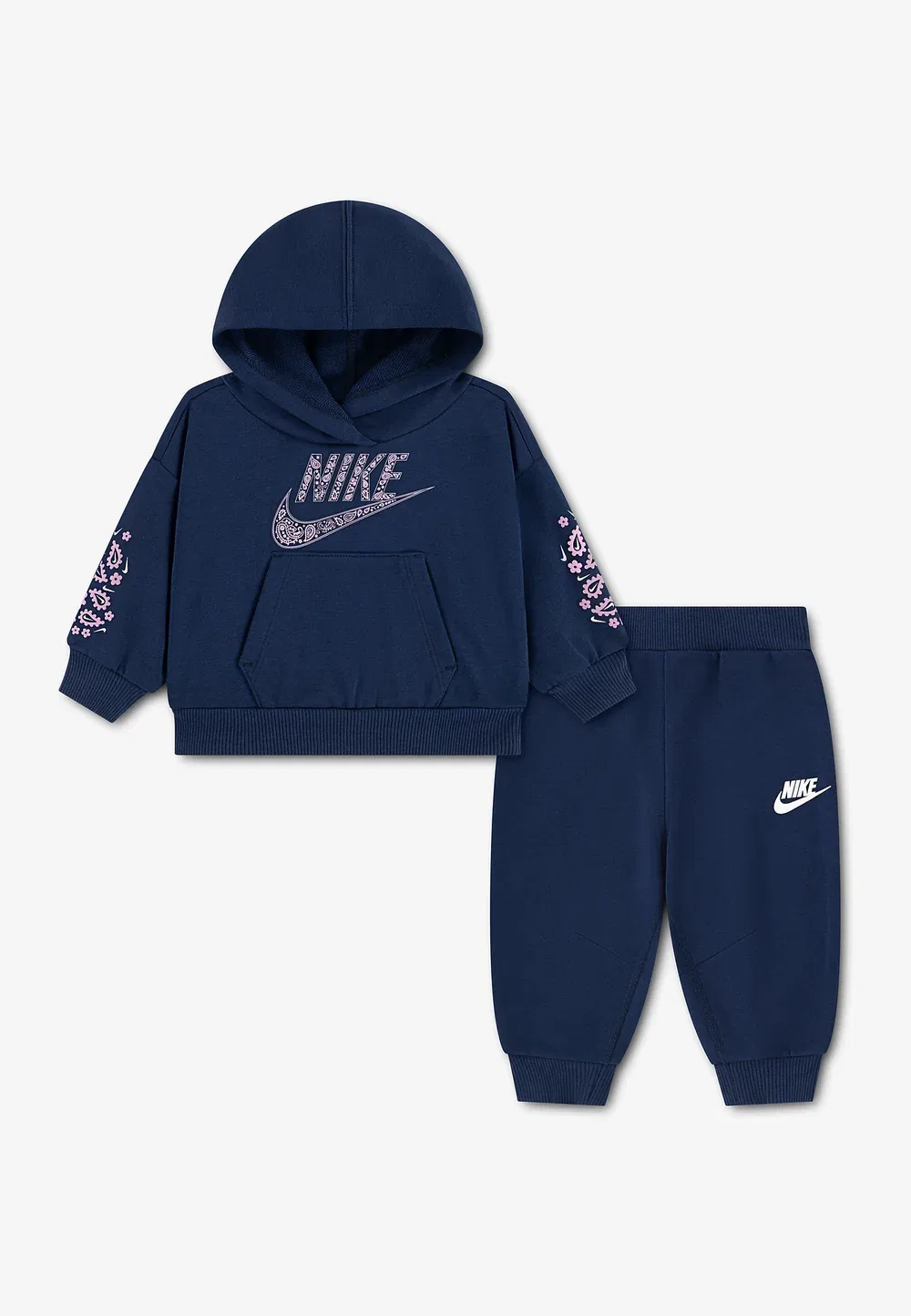 Ретро-Комплект из худи и спортивных штанов Nike Sportswear, Midnight Navy