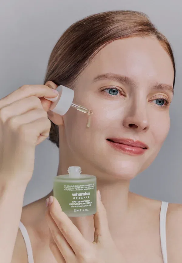 Сыворотка увлажняющая Cactus inner skin moisture bouncy serum Whamisa 52 мл — фото 3