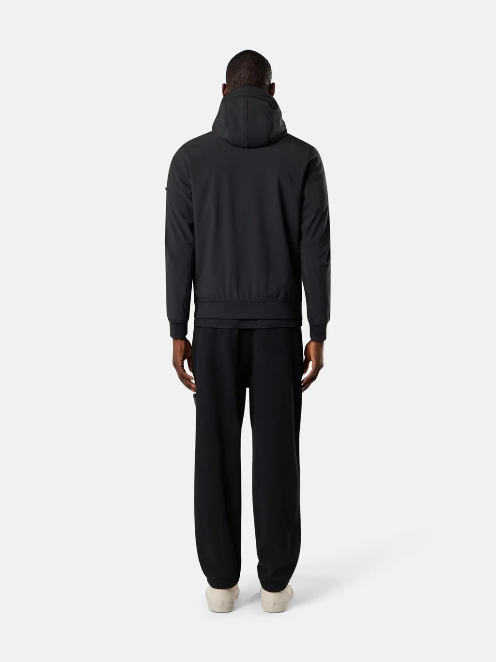 Мужские брюки-джоггеры Stone Island Loose-fit With Pockets And Elasticized Cuffs, черный — фото 3